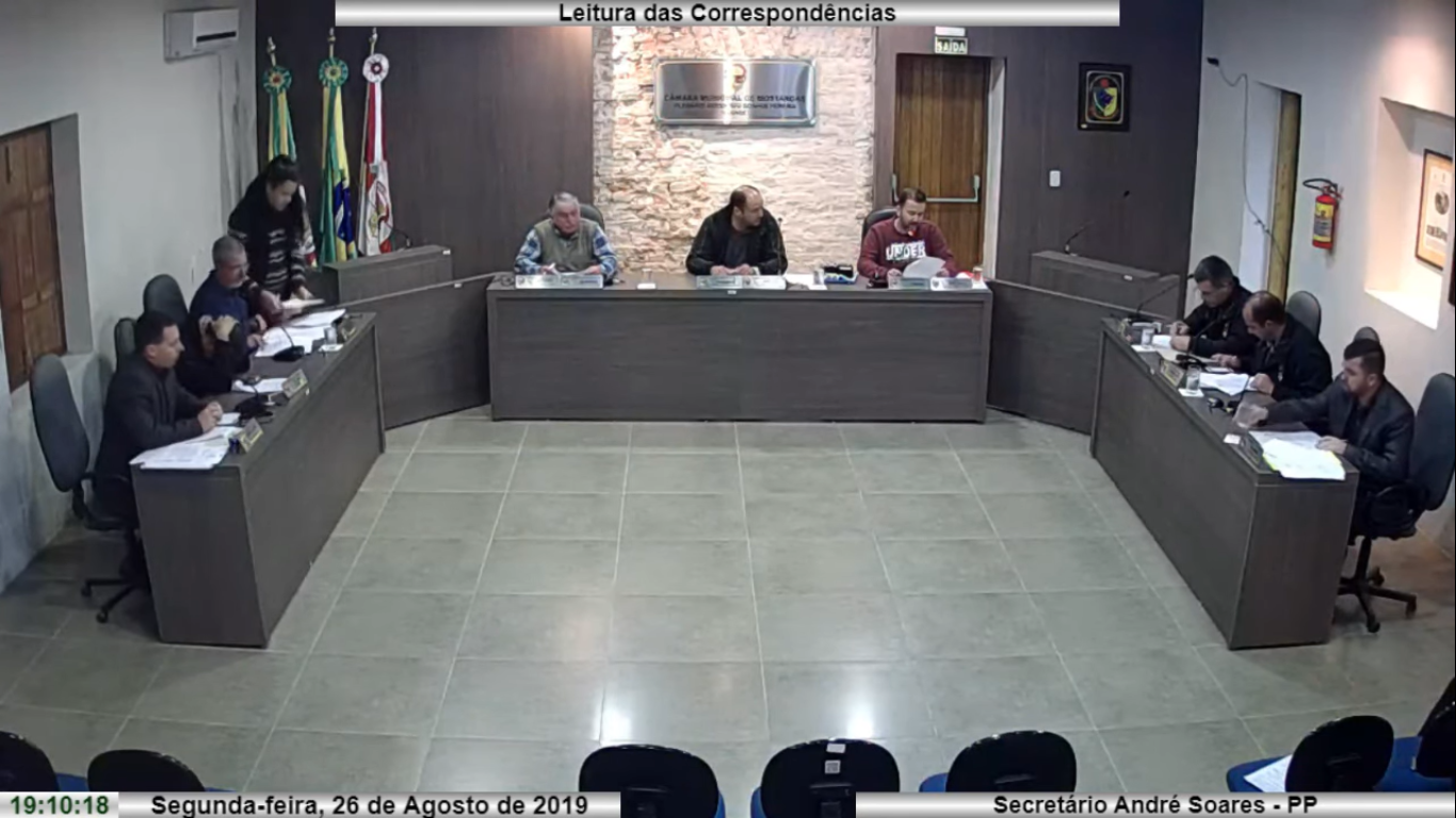 Resumo da Sessão Ordinária de 26 de agosto de 2019.