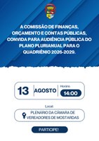 Audiência Pública PPA 2026-2029